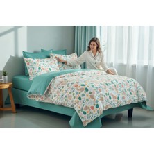 Faal Botanik Desen Çift Kişilik Nevresim Takımı