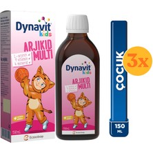 Dynavit Kids Arjikid Multi Şurup 150 ml - 3 Adet (450 Ml)