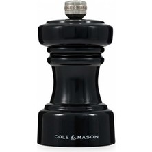 Cole & Mason H233067 Hoxton Parlak Siyah Biber Değirmeni 104MM