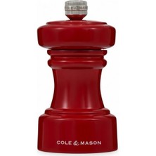 Cole & Mason H233069 Hoxton Parlak Kırmızı Tuz Değirmeni 104MM