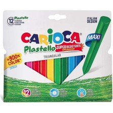 NW NessiWorld Jumbo Üçgen Yıkanabilir Pastel Boya Kalemi 12'li 42671