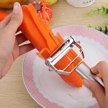 Aesco Çift Taraflı Pratik Meyve Sebze Soyucu Doğrayıcı ( Lisinya )