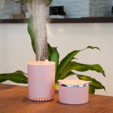 Aesco Lattice Ortam Nemlendirme ve Dezenfektan Buhar Makinesi (Pembe) USB ( Lisinya )