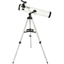 Aesco -76X700 Profesyonel Aynalı  Uzay Teleskopu-Beyaz ( Lisinya )