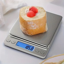 Aesco Pratik Dijital Hassas Mutfak Terazisi Hassas Tartı 2000 Gr./0.1 Gr. Hassasiyet ( Lisinya )