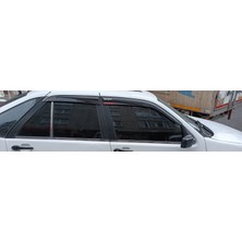 Tempra Yazılı Kromlu Cam Rüzgarlık