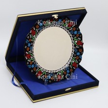 CERAMOTİF 26 cm Renkli Kaligrafi Tabağı