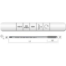 Evar  Hss-E Dın 2183/C Mak.klvz.  W 7/16"X14