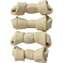 Miçiko Sütlü Düğüm Köpek Ödül Çiğneme Kemiği 14-15CM 4lü Paket