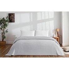 Starseven Monet Standart Pamuk Pike, Gri, Çift Kişilik