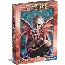 Starseven Clementoni - 1000 Parça Anne Stokes Yetişkin Puzzle - Dragonkin - 39640