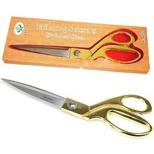 EkoAlışverişDünyam Profesyonel Terzi Makası - Altın Saplı Makas Büyük Boy