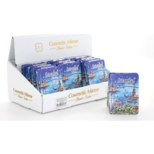 EkoAlışverişDünyam Taşlı Istanbul Tasarımı El Aynası Ince Model 25