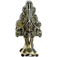 İnura Global Lükens Sandık Ayağı, Kutu Ayak 4 cm - Nikel, 50 Adet