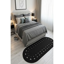 Comfort Craft Çiçek Desenli Jüt Polip Halı - Çift Taraflı Oval Kilim - Tüm Ölçüler