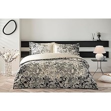 Starseven Monica Standart Pamuk Saten Nevresim Takımı, Siyah, Çift Kişilik