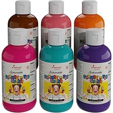 Starseven Red Tamamlayıcı Renkler Parmak Boyası 6'lı Set 6X250 gr