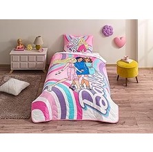 Starseven Imagine Standart Pamuk-Polyester Nevresim Takımı, Pembe, Tek Kişilik