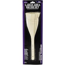 Starseven Royal &amp; Langnickel Oriental Hake Geniş Alan Fırçası - 3'lü Paket, Beyaz, 41 x 3,5 x 11,5 C