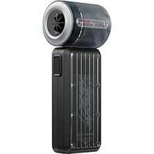 Starseven Skinarma Portatif Soğutucu El Fanı Gyro Serisi Bilek Askı Ipli Dijital LED Göstergeli Siyah