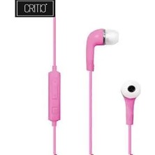 EkoAlışverişDünyam Critic J5 Kulakiçi Kulaklık Pembe
