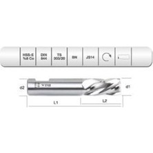 Evar  Hsse Co8 Dın 844/BN Par.frz. 10  mm Kısa