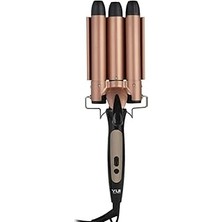 Starseven Yui KB3060 25MM Dijital Ekranlı Su Dalgası (Wag) Siyah Saç Maşası