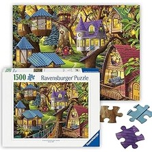 Starseven Ravensburger 1500 Parça Puzzle Ağaçlarda Alacakaranlık