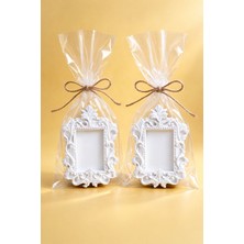 Tilekey Seramik Taş Tozu Rokoko Vintage Dekoratif Çerçeve 2’li Set