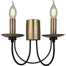 Starseven Lucea Dofa 2'li Eskitme Siyah Aplik 2 x E14