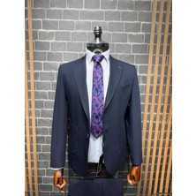 Dupont Modern Erkek Takım Elbise – Punto Yaka Slim Fit Torba Cep