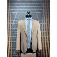 Dupont Modern Erkek Takım Elbise – Punto Yaka Slim Fit Torba Cep