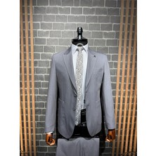 Dupont Modern Erkek Takım Elbise – Punto Yaka Slim Fit Torba Cep