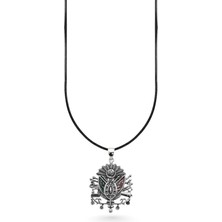 Oya Silver Osmanlı Armalı Otantik Kolye Ucu 3.2x2.1 cm [OYSY201]