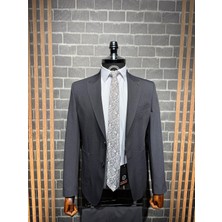 Dupont Modern Erkek Takım Elbise – Punto Yaka Slim Fit Torba Cep