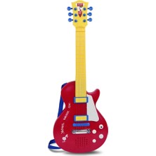Aylina Mey Ithalat® Elektronik Tuşlu ve Telli Askılı Kırmızı Gitar