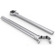 Aylina Mey Ithalat® Koral Sabit Alüminyum Balkon Çamaşır Kurutmal Askılığı