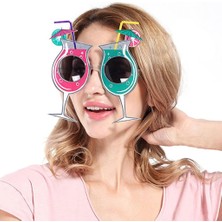 Aylina Mey Ithalat® Kokteyl Temalı Hawaii Yaz Partisi Gözlüğü 15X16 cm