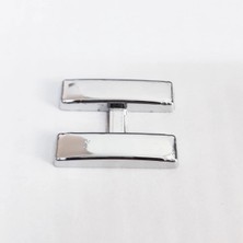 Aylina Mey Ithalat® Cemax Eşittir Işareti 3,75 cm Krom Yapışkanlı