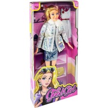 Aylina Mey Ithalat® WG-66770 Parlak Elbiseli Ceketli Bebek 29 cm -Vardem