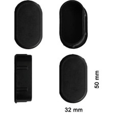 Aylina Mey Ithalat® Oval Profil Iç Tapa 32X50 mm 4 Adet
