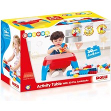 Aylina Mey Ithalat® 5298 Aktıvıte Oyun Masası 30PCS Mega Blok