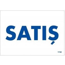 Aylina Mey Ithalat® Satış Uyarı Levhası 17,5X25 KOD:1740