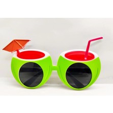 Aylina Mey Ithalat® Karpuz Şekilli Tropikal Hawaii Yaza Merhaba Parti Gözlüğü