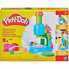 Aylina Mey Ithalat® G0494 Play-Doh Işıklı Mikroskop Oyun Seti +3 Yaş