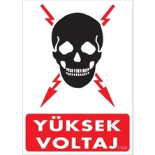 Aylina Mey Ithalat® Yüksek Voltaj Uyarı Levhası 25X35 KOD:1100