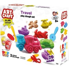 Aylina Mey Ithalat®  03998 Art Craft Seyahat Araçları Hamur Set 168 gr -Fentoys