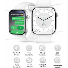 TeknolojiSA Watch 11 Pro+ Akıllı Saat 2.08” Amoled Ekran Bluetooth Arama Gps Nfc iPhone ve Android Uyumlu