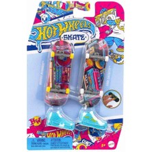 Aylina Mey Ithalat® HXL17  Skate Retro Temalı Ikili Parmak Kaykay ve Ayakkabı Paketi