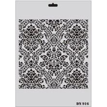 Aylina Mey Ithalat® Rich Dantel Seri DN-916 Stencil 35X25 cm